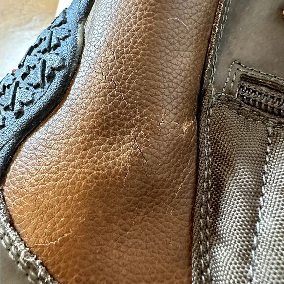 Pajar Phyllis Brown Leather Faux Fur Tall Winter Lace Up Snow Boots Women's 10 - Picture 12 of 16